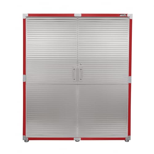 image for Seville Classics UltraHD Solid Steel Lockable Metal Storage Cabinet Lo