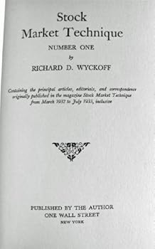 Stock Market Technique Number One