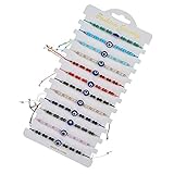 12 Pcs Colorful Evil Eye Beaded Bracelets Hamsa Handmade Braided String Turkish Nazar Amulet Cord...