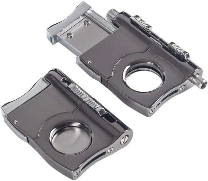 Stainless Steel Cigar Guillotine Cutter and Punch Opener Tool for Tobacco Accessories Cool Gadgets
