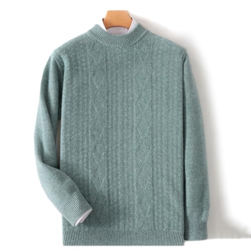 Men's Autumn and Winter Round Neck Thickened Casual Pullover Knitted Base Layer4