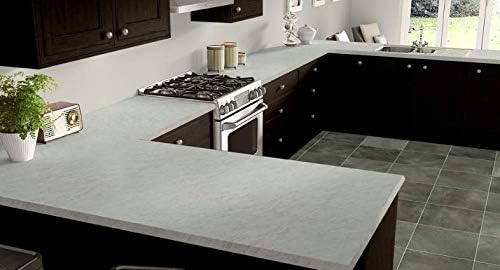 48 in. x 96 in. Laminate Countertop Sheet in White Carrara Fine Velvet Texture Finish