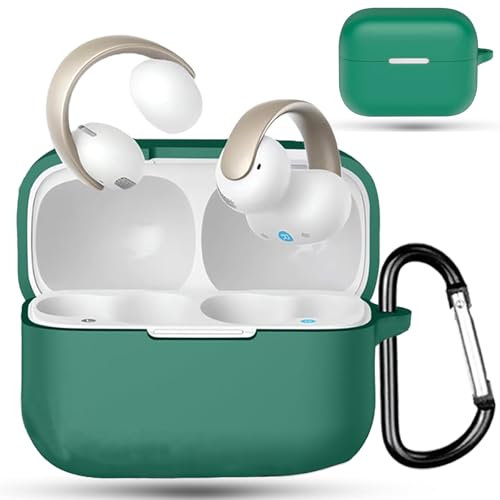 BOOLINN anker soundcore aeroclip �P�[�X �Ή� soundcore aeroclip �t��V���R�� �J�o�[ �L�Y�h�~ �ϏՌ� �����[�d�\ �h�� �h�o �����h�~ �J���r�i�t��(�O���[��)