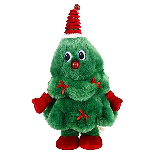 Christmas Tree Dances and Sings to Rockin Around The Christmas Tree Animated Plush Gift