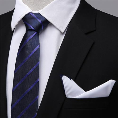 Set de Corbata y Pañuelo en Seda para Hombre miniatura 2