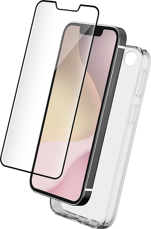 Coque iPhone 17e Transparente Antichoc avec Verre Trempé 2.5D et SmartFrame