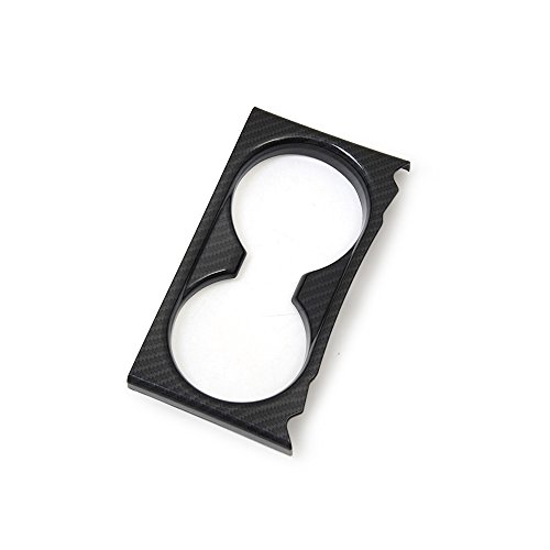 Kadore For Mazda Cx-5 Cx5 2023 2017 2018 2019 2020 2021 2022 Carbon Fiber Color Front Water Drink Cup Holders Cover Trim Bezel #TOP4