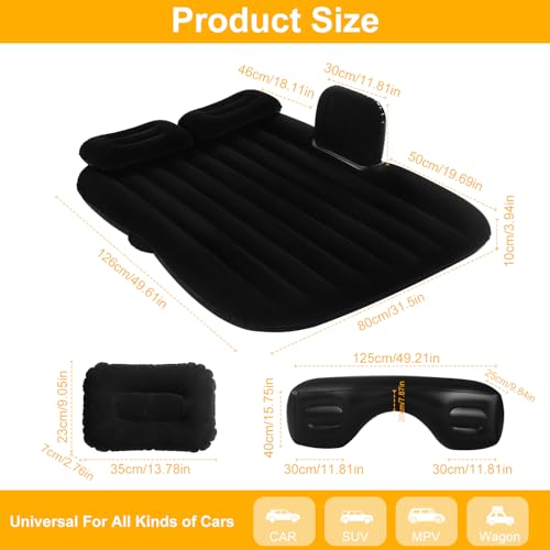 QDH Car Air Mattress Portable Back Seat