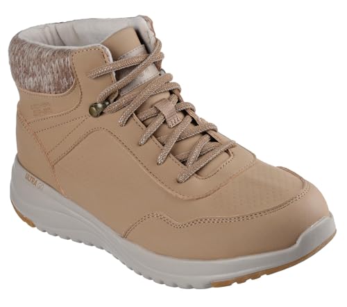 Skechers Go Stellar Ariana Sneaker Donna, Castagno Sintetico, 38 EU