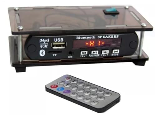 Leitor de Pendrive, Bluetooth, FM, SD, para Amplificador, Receiver, Toca-discos, Vitrola, Caixa Ampl