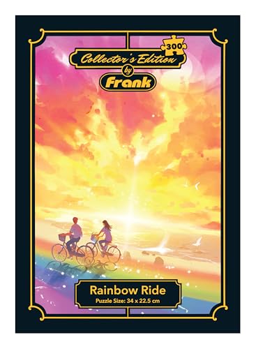 Image of Frank Rainbow Ride 300 Pieces Jigsaw Puzzles | Collector's Edition | Travel Friendly Mini Puzzles | Realistic Illustration Puzzle | Game for Focus & Memory | for Adults & Teenagers