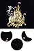 Magical Castle Tank Top Women: Magic Kingdom Shirts Cute Graphic Holiday Vest Summer Vacation Sleeveless Shirt Black