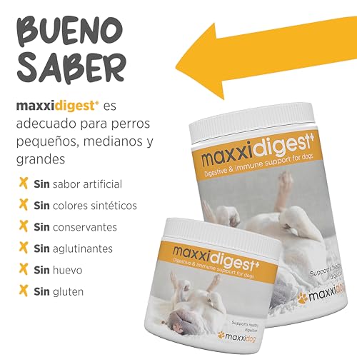 Miniatura 7 de Maxxidigest Sistema Digestivo E Inmunológico - Enzimas Digestivas Para Mascotas - Caninos Probióticos Y Prebióticos - Polvos 375g Y 200 G 375g