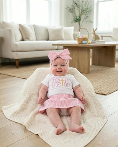 Image of Baby Girls 2pc Outfit Set Short Sleeve Bodysuit with Tutu Skirt