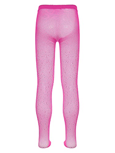 Hularka Kids Girls Glitter Rhinestone Fishnet Mesh Stockings Pantyhose Tights Sport Dance Pants Yoga Gym Leggings2