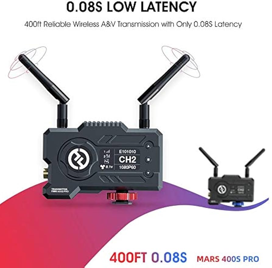 Amazon.com: Hollyland Mars 400S PRO 400ft 1080p Wireless