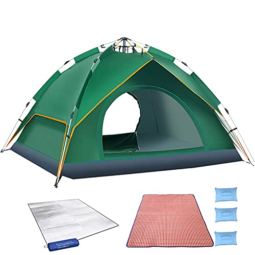 Tente pop-up de camping familial dôme imperméable 4 places