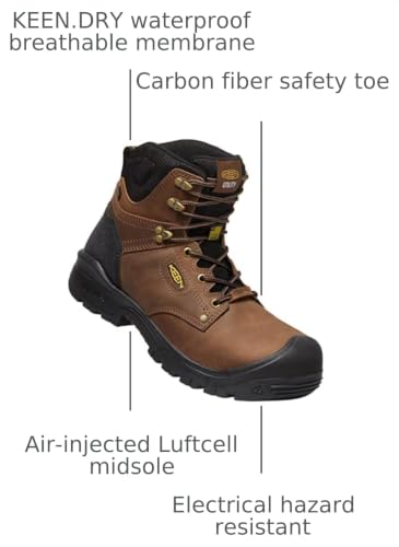 Image of KEEN Utility Men's Louisville 6 inch Steel Toe Waterproof Work Boot