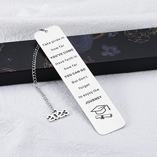 Class Of 2023 Senior Graduation Gifts For Her Him Inspirational Bookmark Gifts For College High School Students Graduate Charms For Nursing Medical Lawyer Women Men Masters Phd Son Daughter Present #TOP6