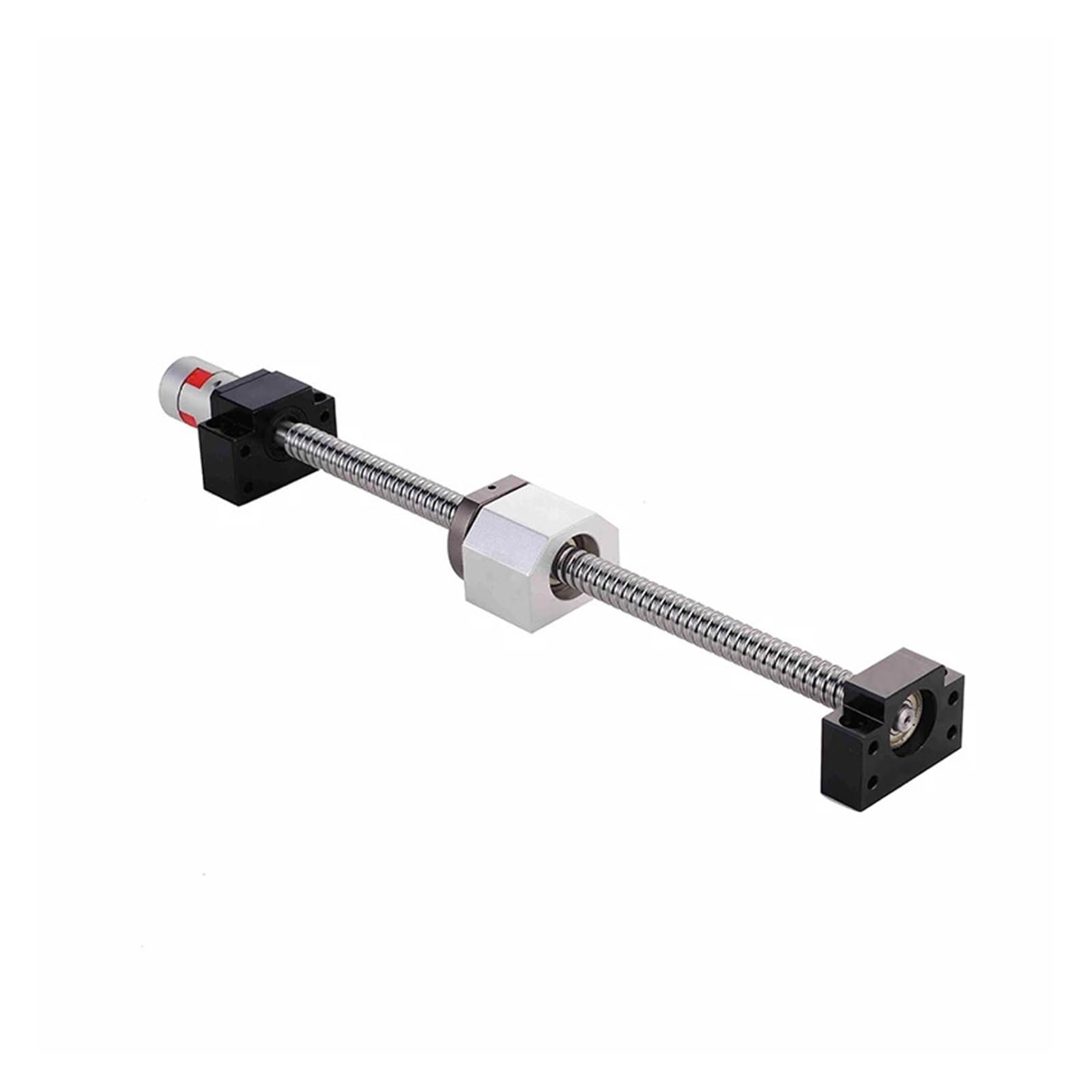 Metal Ball Screw nut SFU1204 SFU1605 SFU2005 SFU2505 Ball Screw End Machined with BKBF12/15 +nut Holder+Coupling for CNC Part(550mm)