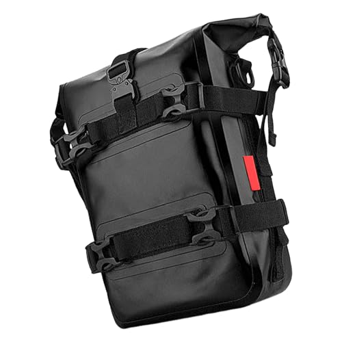 Borse Per Paramotore Moto 8L - Borse Laterali Universali, Impermeabile Paraurti Borsa Da Sella Moto Con Tracolla, Montaggio Rapido, PVC 500D Resistente, Per Paraurti, Telaio E Montaggio Posteriore