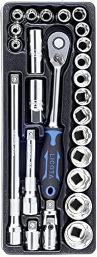 Licota 160210 Juego 1/2", 25 Piezas