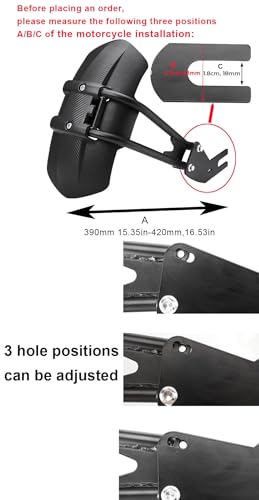 Garde-Boue Arrière TMAX 530 DX SX Yamaha Protection Éclaboussures - 6