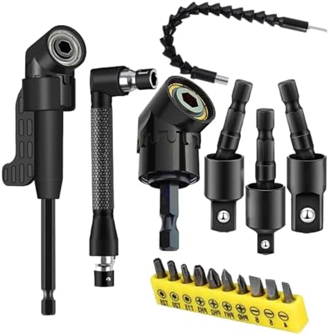 17Pcs Flexible Drill Bit Extension Set with Strong Magnetic Bit Holder ...