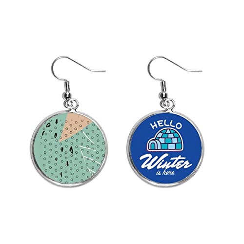 Pendientes de plantas estilo dot art ideales para tus cenas de invierno y eventos