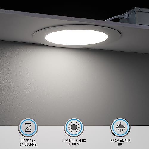 Torchstar Basic Series 12-Pack 12W 6 Inch Led Recessed Lighting With Junction Box, 5000K Daylight, 5%-100% Dimmable, Etl And Energy Star Certified #TOP1
