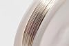 21 Gauge, 925 Sterling Silver Wire (Half Round) Half Hard Made in USA - 25FT by CRAFT WIRE #2
