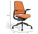 Steelcase Series 1 Office Chair - Ergonomic Work Chair with Wheels for Hard Flooring - Helps Support Productivity - Weight-Activated Controls, Back & Arm Support - Easy Assembly - Tangerine