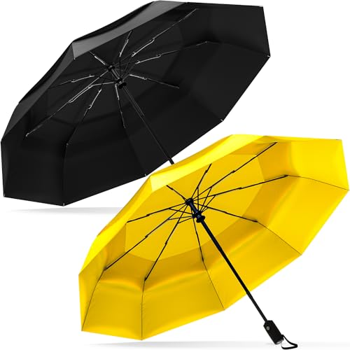 Repel Umbrella The Original Portable Travel Umbrella - Umbrellas for Rain Windproof, Strong Compact Umbrella for Wind and Rain - Perfect For On-the-Go