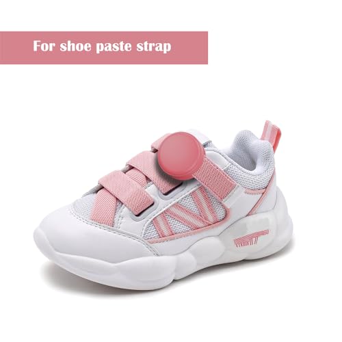 2 Pack AirTag Holder for Kids Shoelaces, Hidden Silicone Air Tag Case Holder for Children Shoes Shoestring (White, Pink) — view 5