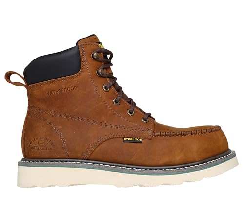 Image of Skechers Men's John Deere Kadmiel Rockworth Padded Collar St Safety Toe Wedge Boot