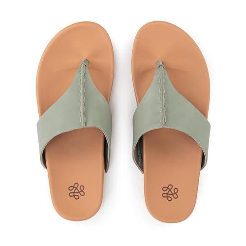 Image of The Sak Everly Slide Sandal - Women's Flat Fashion Slides with Soft Cushion Sole - Beach Slip On Sandals For Everyday