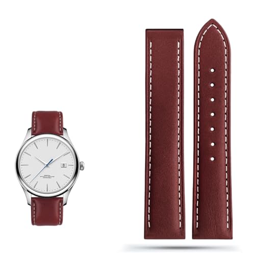 Bracelet de montre en cuir pour Omega Seamaster 300 de taille 22mm