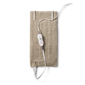 Sunbeam Almohadilla térmica prémium Sunbeam con almacenamiento compacto, tamaño King, color beige