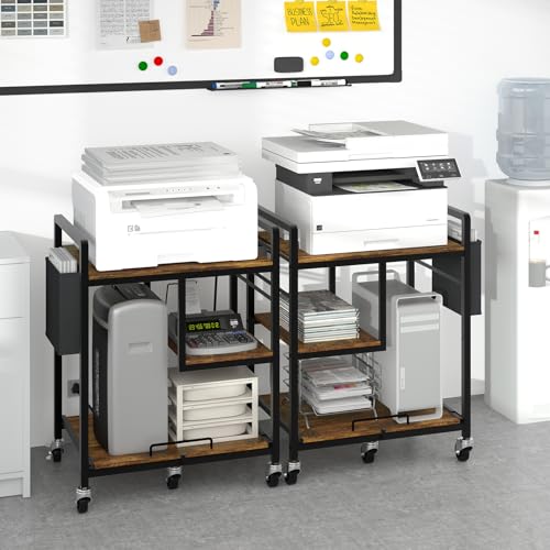 Image of Sedegn Printer Stand with Storage: 24 x 18 Inch Top for Large Printers