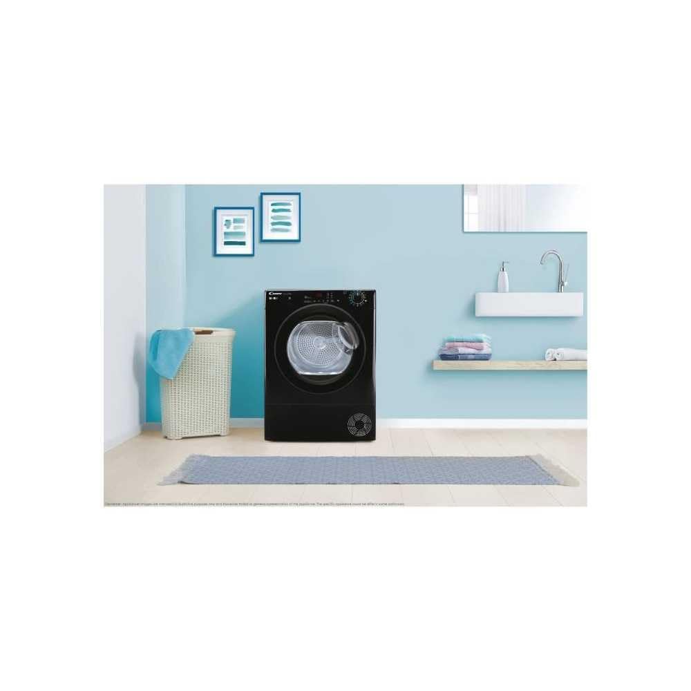 Seche-linge a condensation CANDY CSoe C10TBGB-S Smart Pro - 10 kg - Classe B - Connecté - Noir
