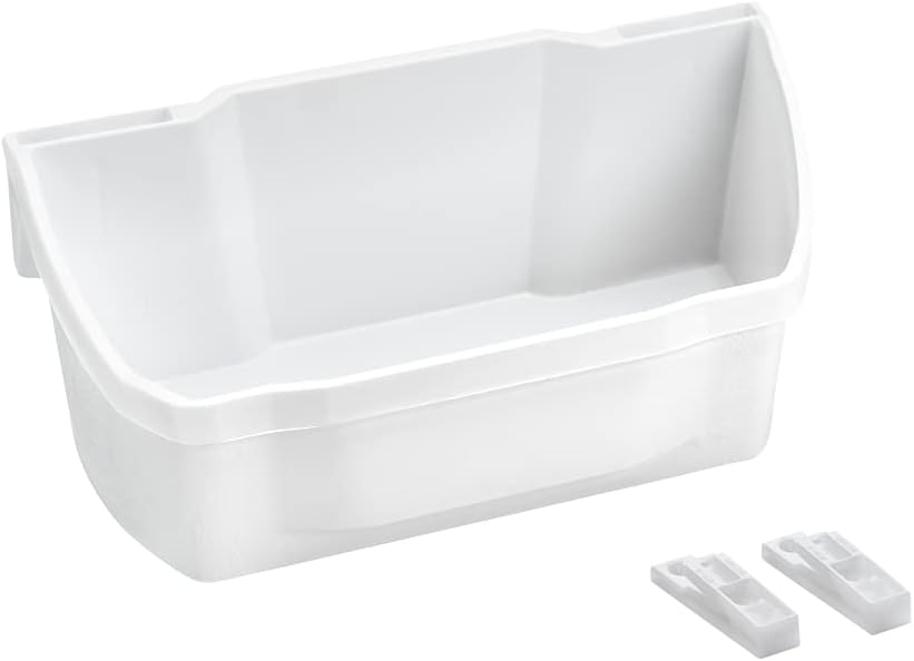 Rev-A-Shelf 8" White Polymer 2-Shelf Cabinet Door-Mount Storage Tray Set