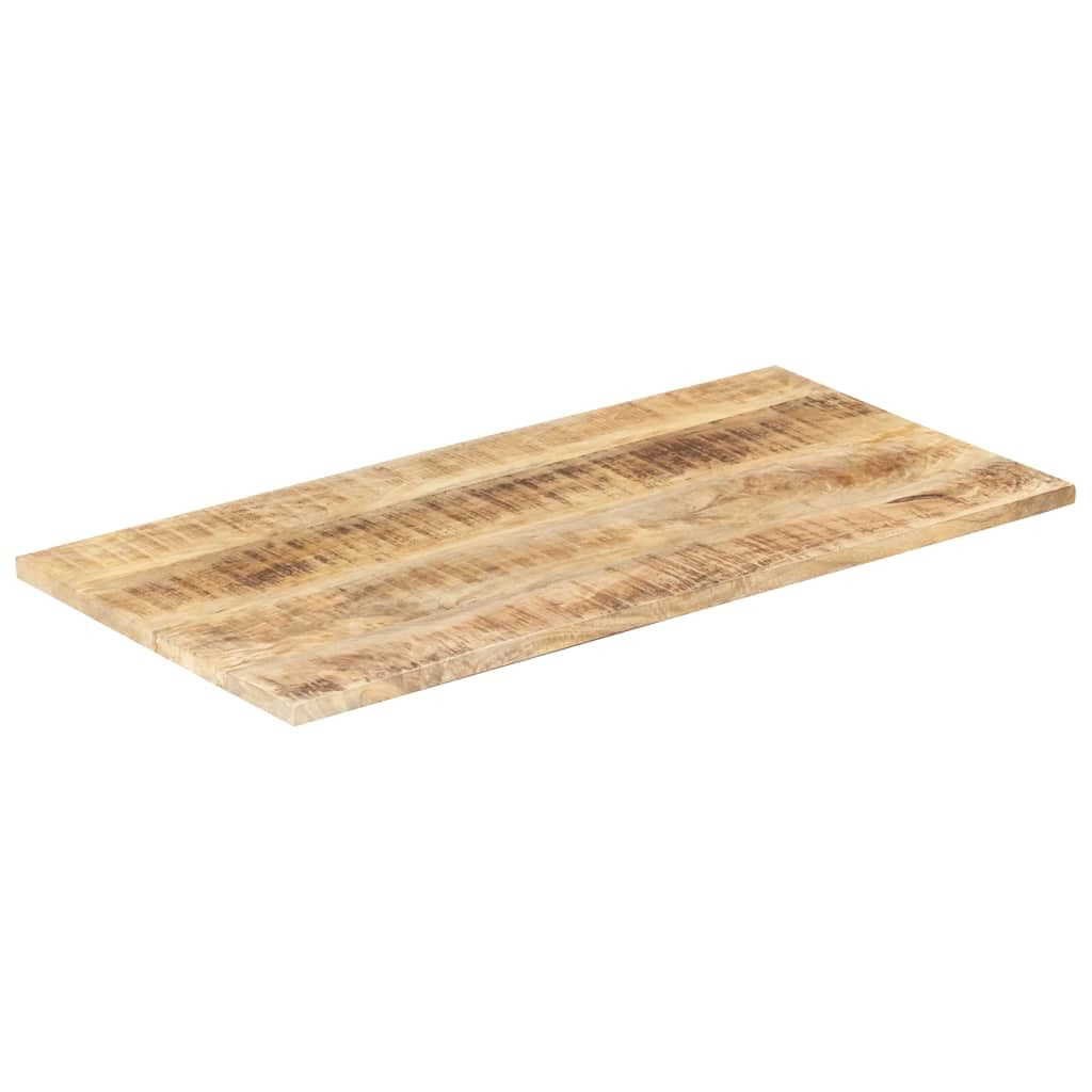 Mesa de madera maciza mango 25-27 mm 100x60 cm mesa industrial mesa de comedor rústica