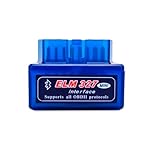 NK Mini ELM327 Auto Diagnostica Bluetooth 2.0 - per Test OBD2, Connessione Diretta allo Smartphone, Facile da Usare, Supporto dei Protocolli OBD 2 (Compatibile con la Benzina dal 1996 in Poi)