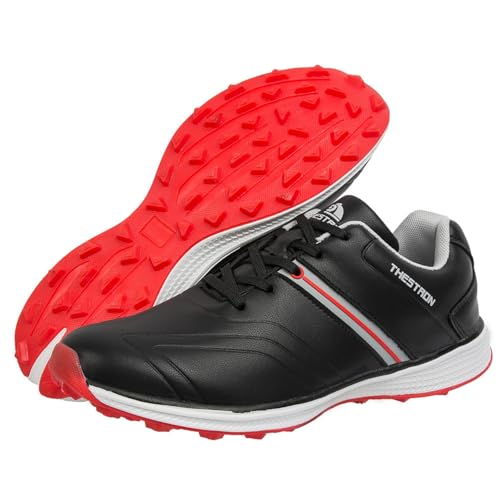 Zapatillas de golf sin tacos para hombre: calzado impermeable y ligero para caminar