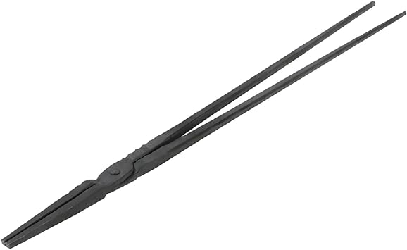 Blacksmith Forge Tongs, High Carbon Steel Tool With Extended Grip For All Skill Levels