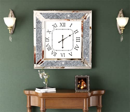 Shyfoy 039 Gliter Deorative Wall Clock 24 Inch cover