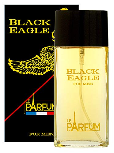 LE PARFUM DE FRANCE Black Eagle - Eau de Toilette da uomo, 75 ml