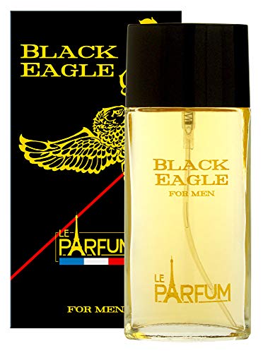 Le Parfum de France Black Eagle Eau de Toilette para hombre, 75 ml