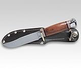 rehwappen fahrtenmesser Klingenstahl: C60 Carbonstahl Linder REHWAPPEN Säbels, C60 Carbon, Pflaumenholzgriff 10 cm