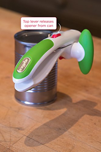 Zyliss ZYLISS️ Abridor de latas Lock N' Lift com ímã de levantador de tampa, verde, 19 cm